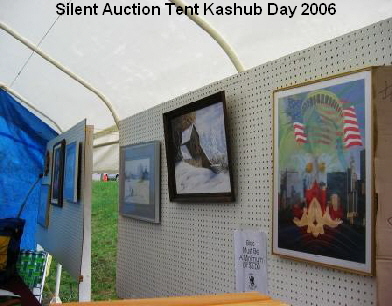 Silent Auction Tent Kashub Day 2006