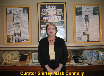 Curator Shirley Mask Connolly
