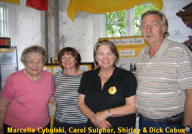 Marcella Cybulski, Carol Sulpher, Shirley & Dick Cobus